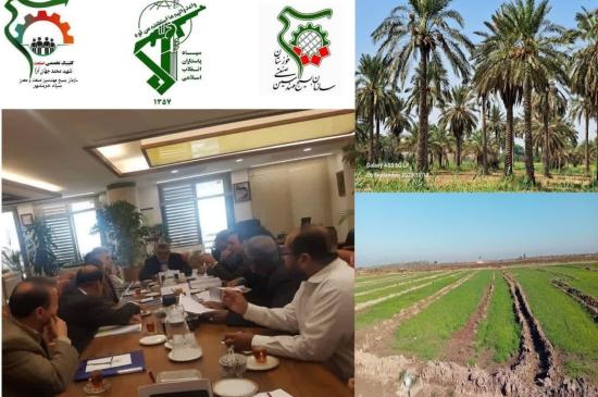 حرکت بسیج مهندسین خرمشهر در مسیر تحقق شعار سال؛ طرح‌های سرمایه‌گذاری در صنایع کشاورزی و شیلات کلید خورد