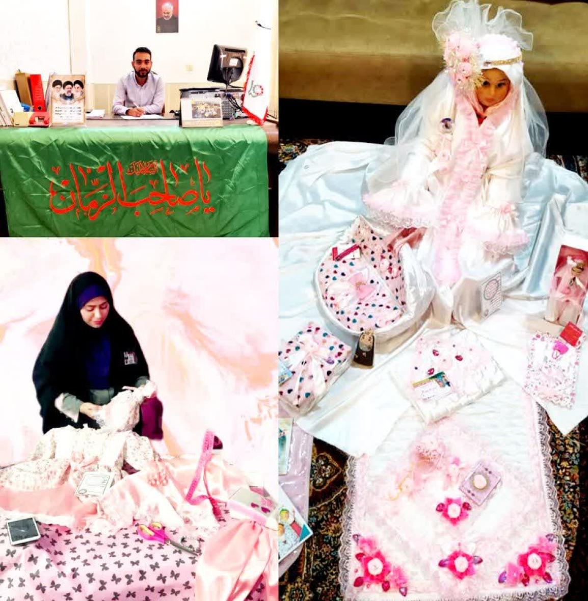 پایش و عارضهیابی تولیدی «چادر نماز جشن تکلیف» و «دوخت لباس مدارس» با برند حجاب اکسین در اندیمشک